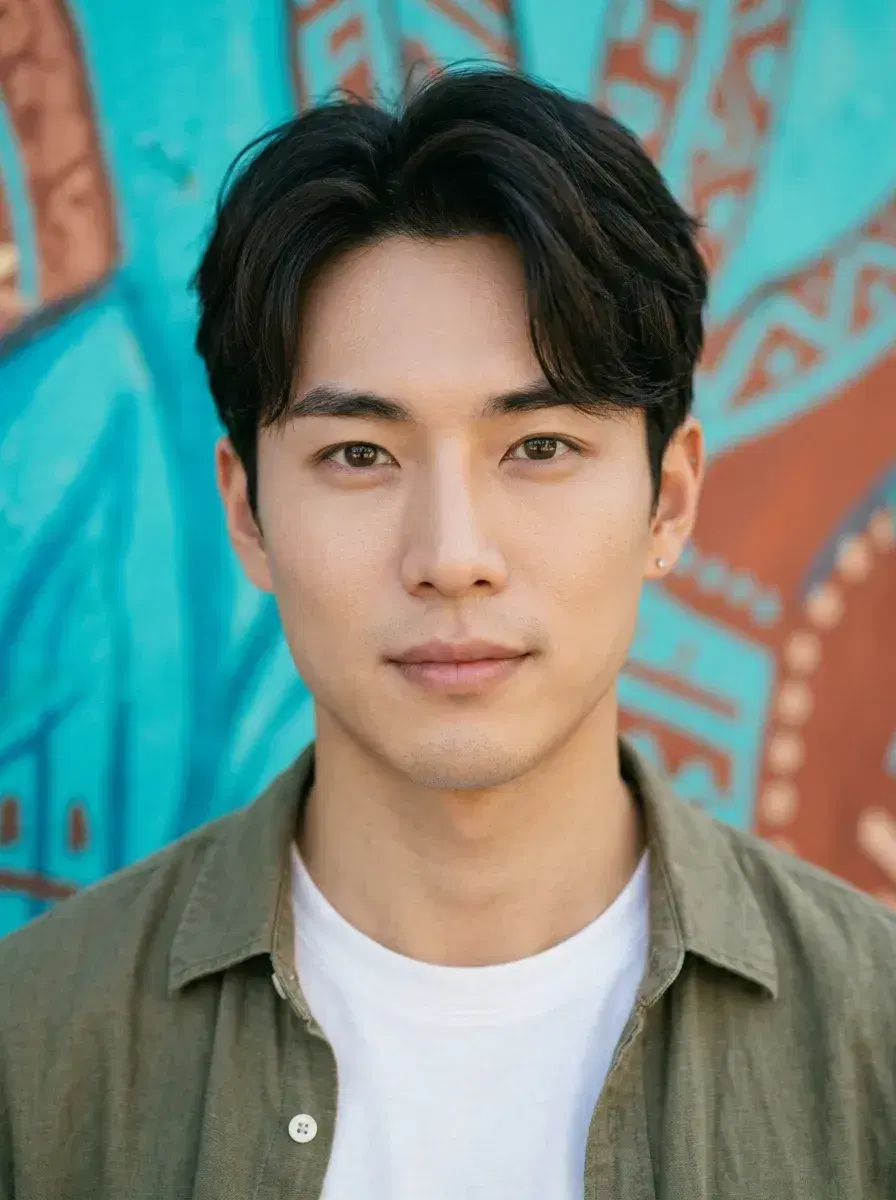 AI AI Tulum Photos — Instant Wanderlust — Close-up of person in front of a colourful Tulum street art mural