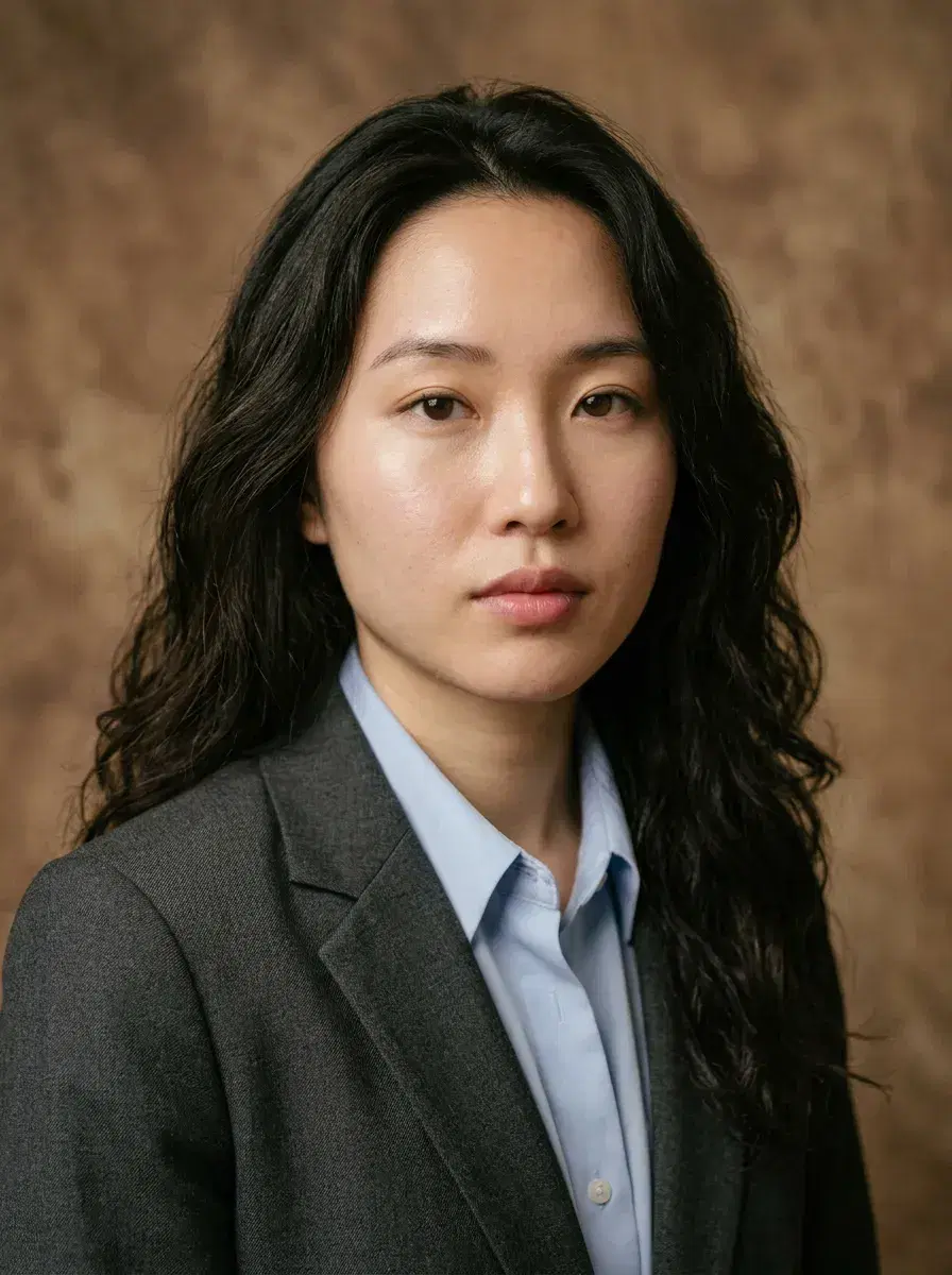 AI AI Yearbook Photos — Instant Classic Portraits — Vintage-style AI senior yearbook portrait in charcoal suit on sepia canvas backdrop