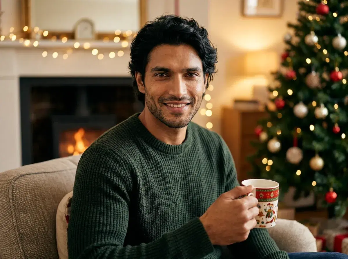 Downloading and sharing AI Christmas photos