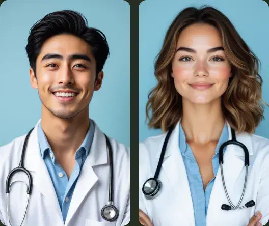 Selecting the Doctor Headshots style pack in Pose AI