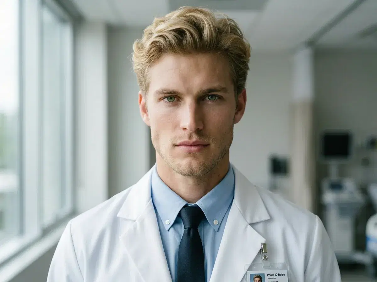 AI generating professional medical headshots