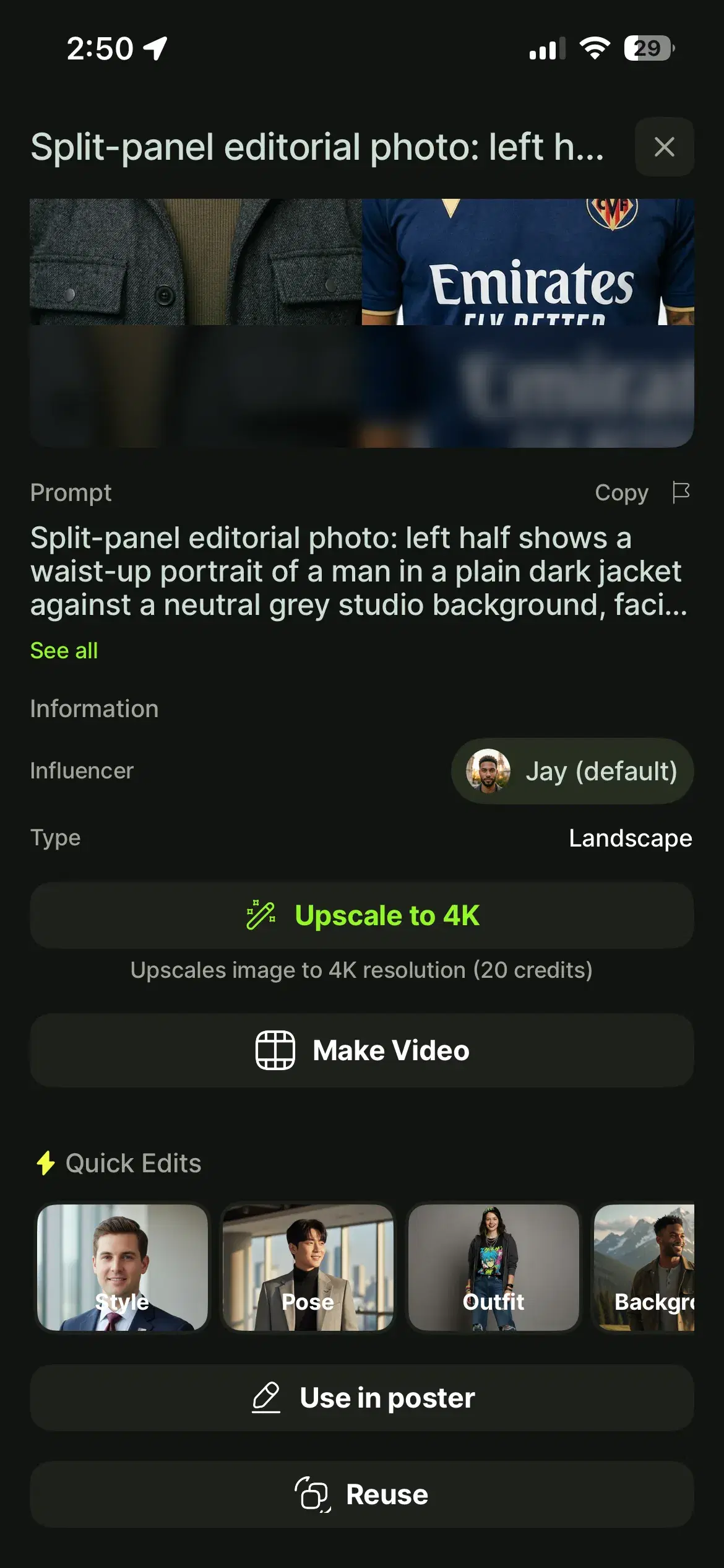Refine prompt components and iterate