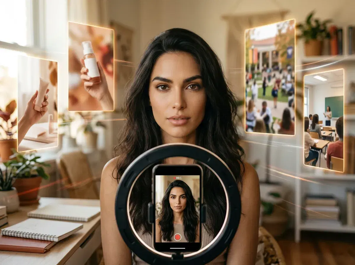 student influencer UGC videos — Back to School Creator Kit for Students