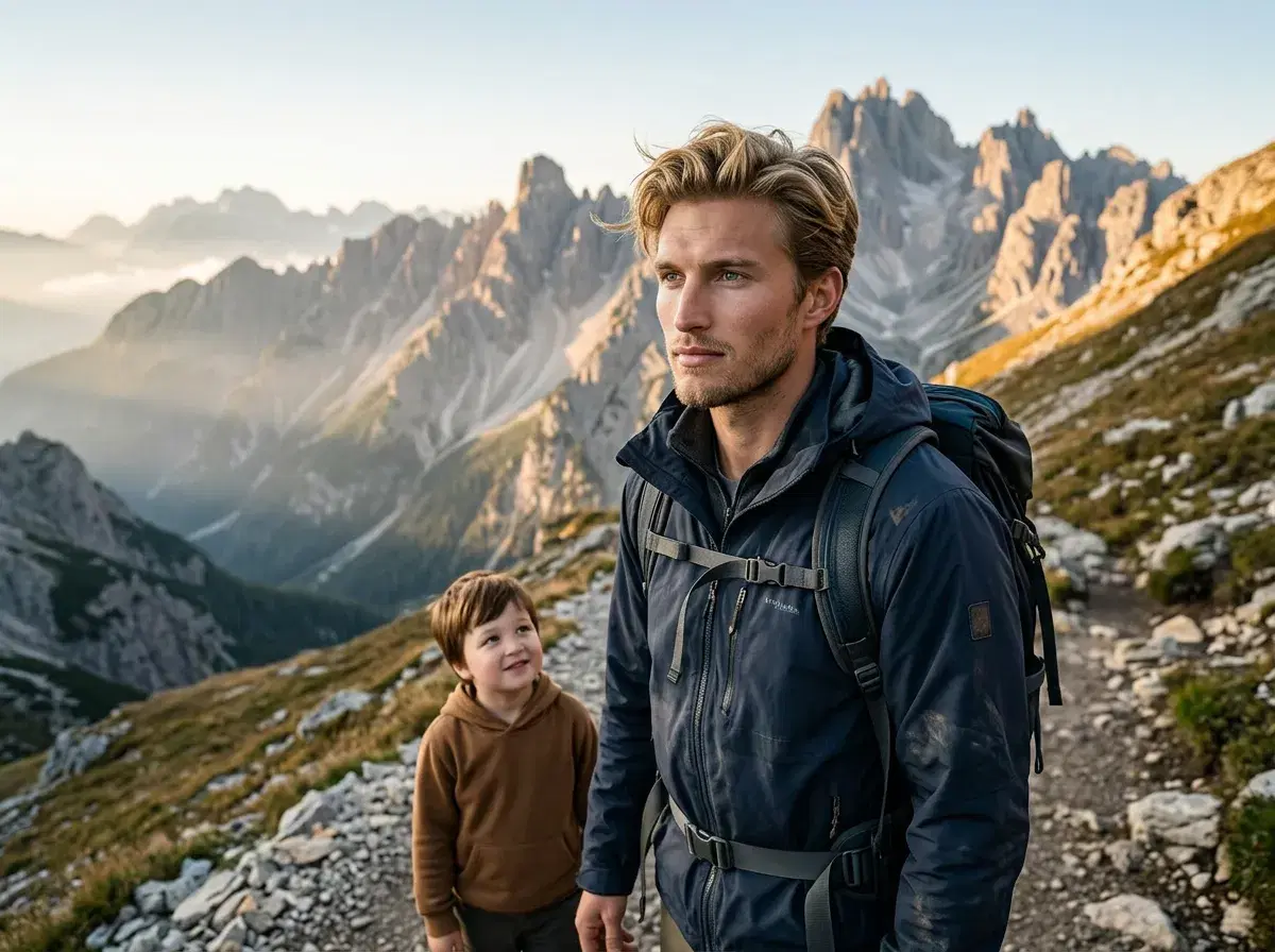 Mountain hiking adventure