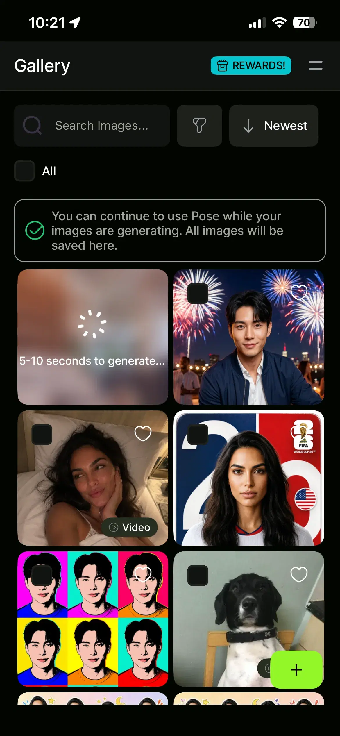 Generate your photos in 5–10 seconds