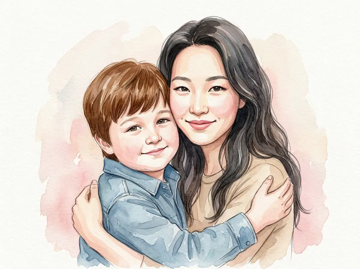 Watercolor portrait