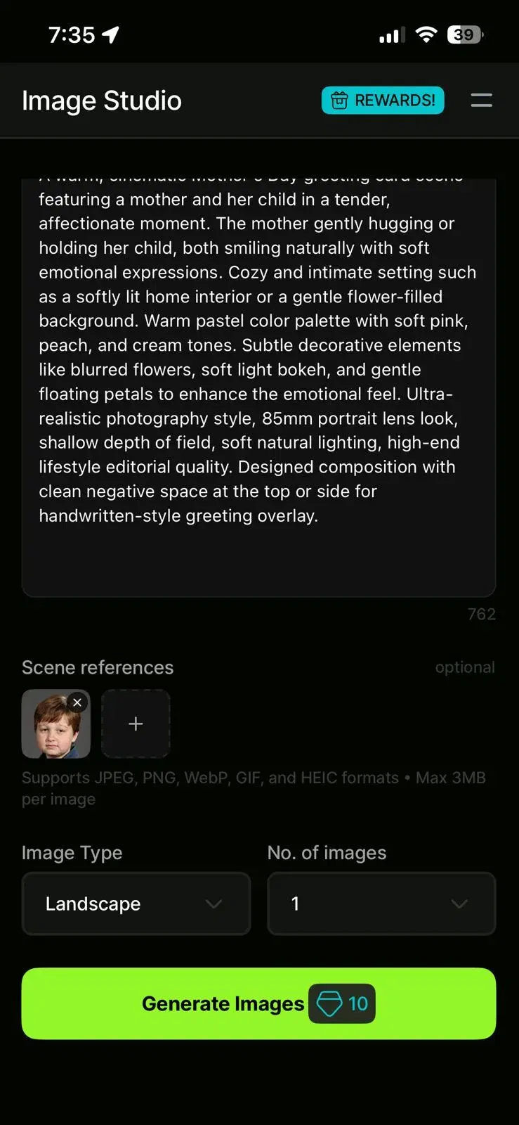 Add yourself or a sibling for multi-person scenes
