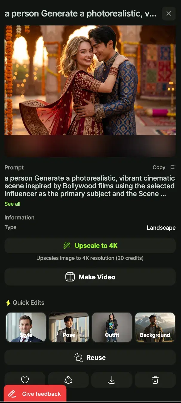 Step 5: Review, regenerate, or download