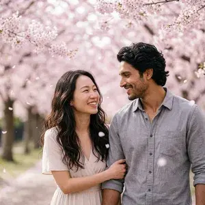 Cherry blossom walk