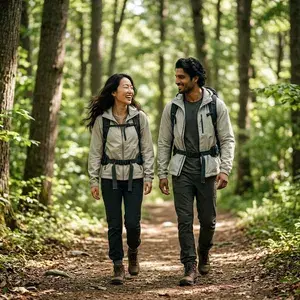 Forest hiking