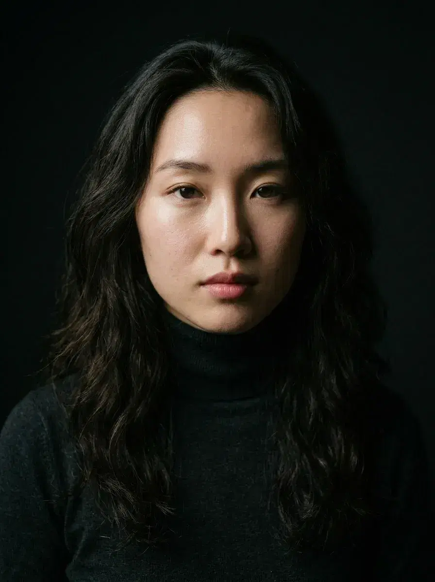 AI AI Actor Headshots — Stage-Ready Portraits — Dramatic AI actor headshot with chiaroscuro lighting and dark background