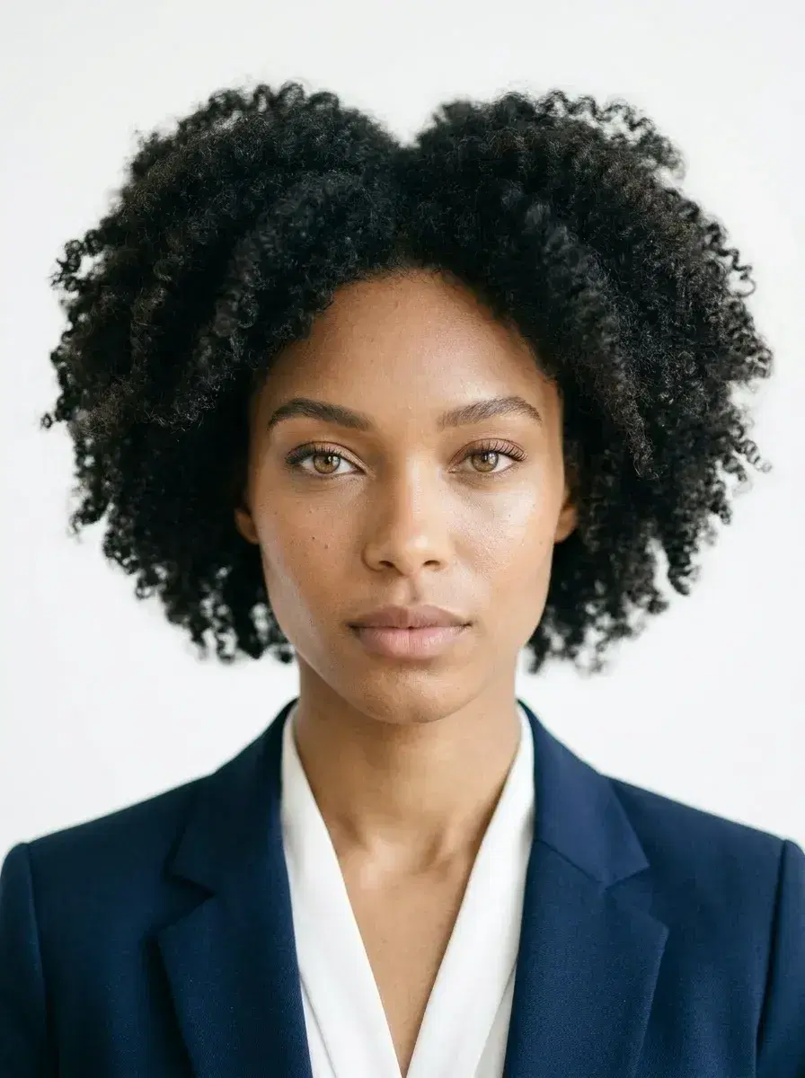 AI AI Actor Headshots — Stage-Ready Portraits — High-key AI actor headshot in minimalist white studio