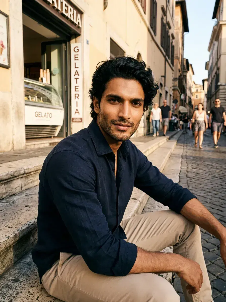 AI AI Aesthetic Photo Dump — Summer Vibes — European summer street aesthetic photo dump portrait