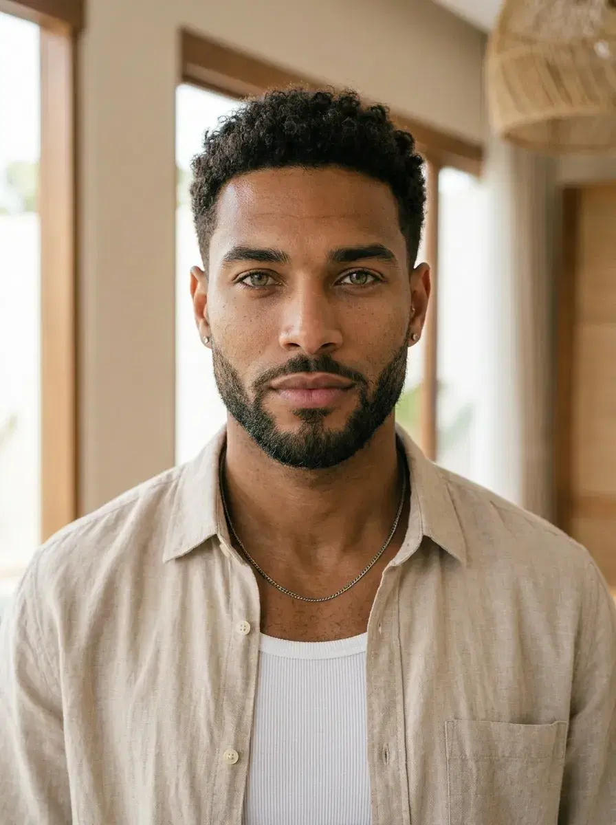 AI Bali travel photo — minimal Tropical Interior