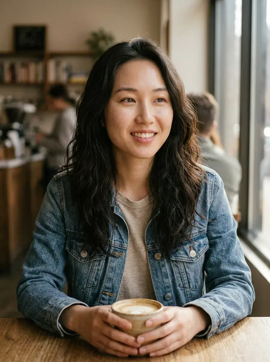 AI Dating Profile — asual coffee date vibe