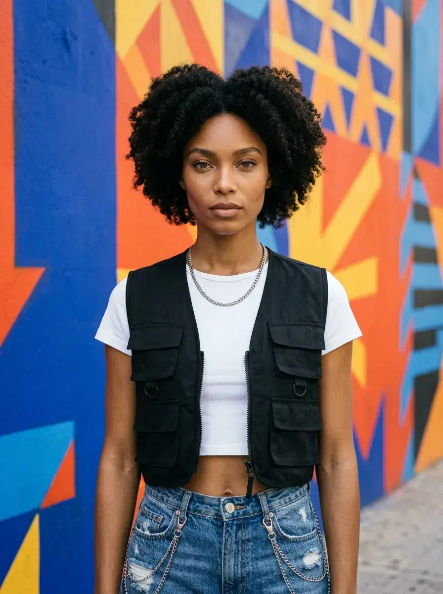 AI AI Fashion Photography — Studio Looks — AI fashion photography street style urban mural