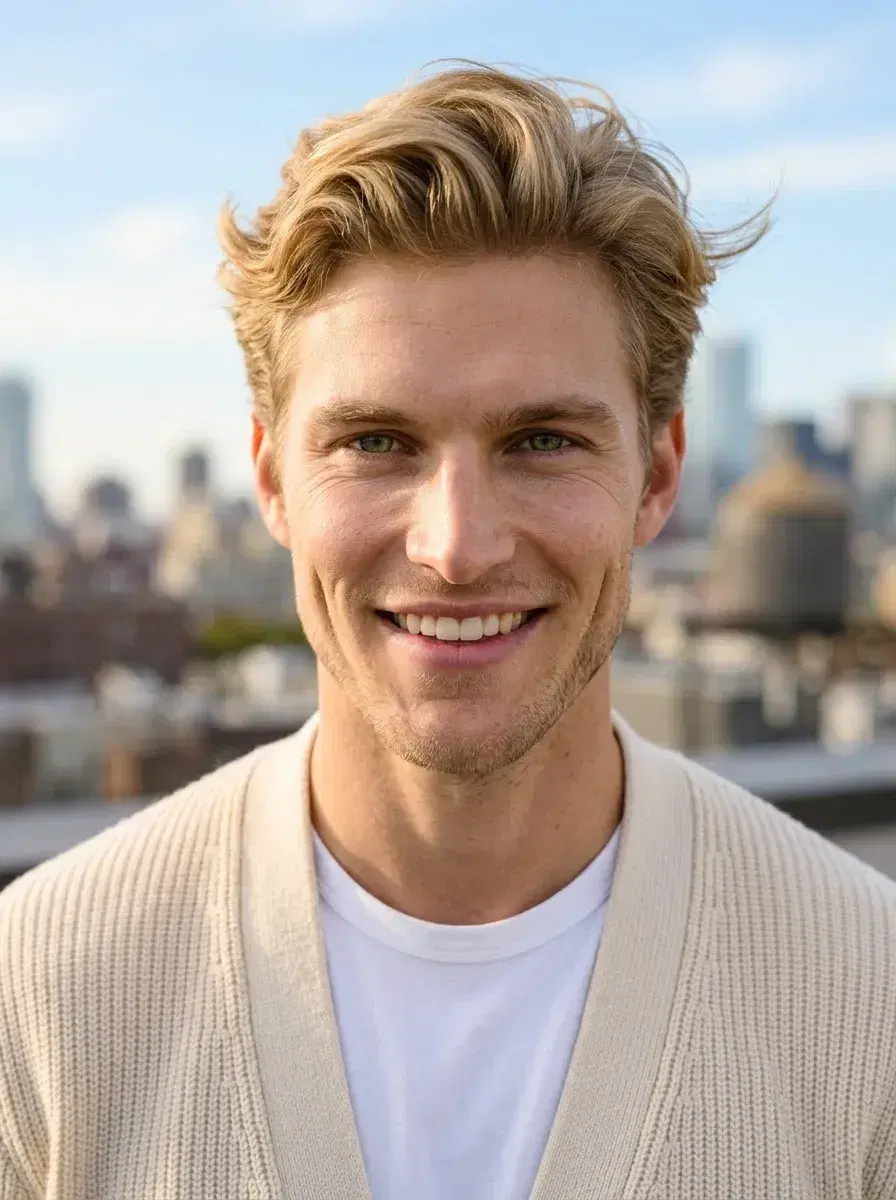 AI AI Fashion Photography — Studio Looks — AI fashion photography rooftop lifestyle portrait