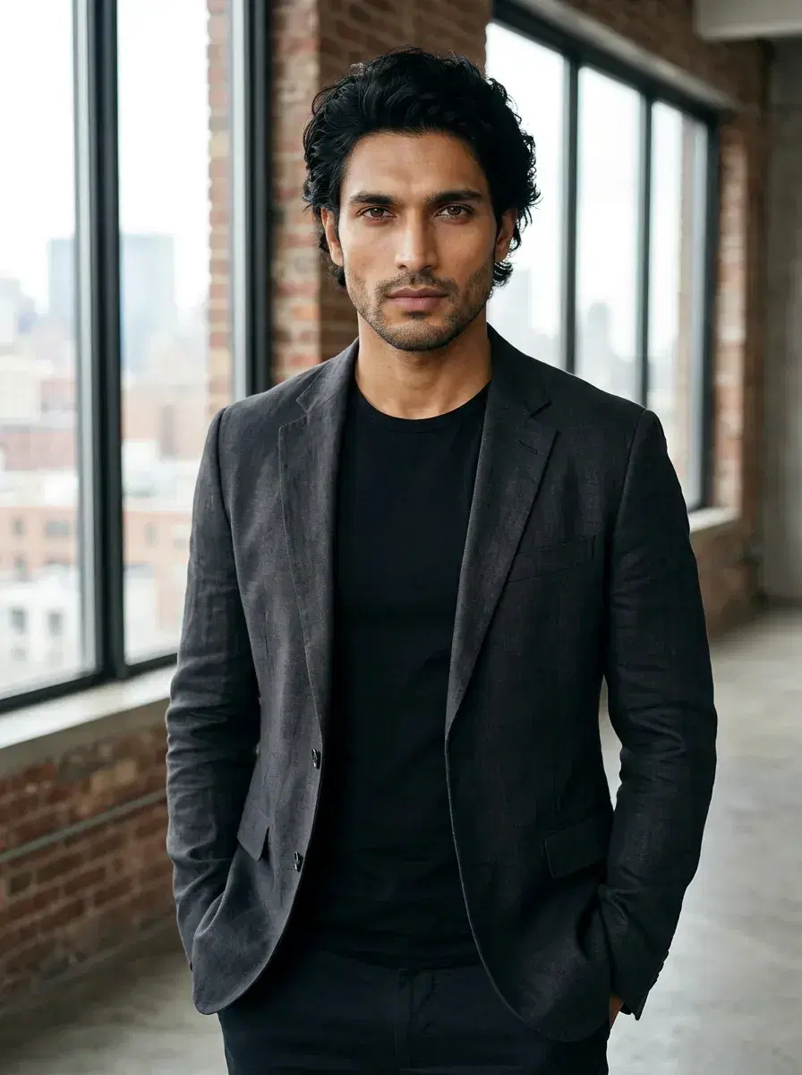 AI AI Instagram Photos — Feed-Ready Looks — Person in New York loft for AI Instagram photo dump content