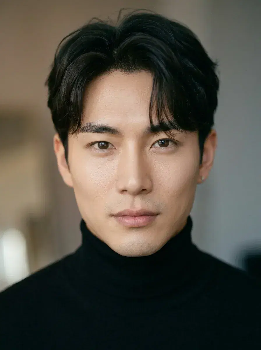 AI AI Personal Brand Headshots — Look Iconic — Close-up AI personal brand portrait with split-tone studio lighting