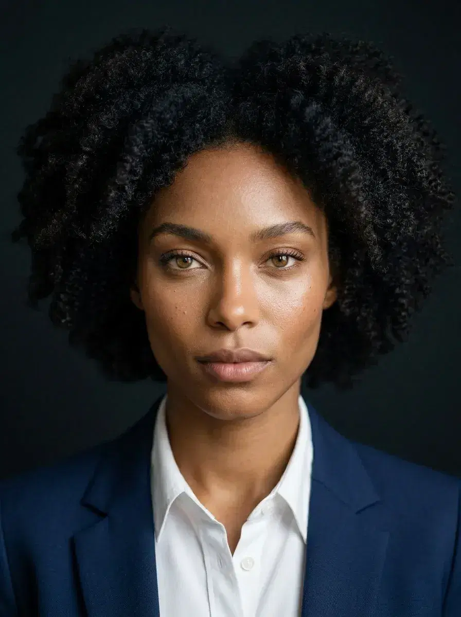 AI AI Personal Brand Headshots — Look Iconic — Close-up AI personal brand portrait with high-end studio lighting