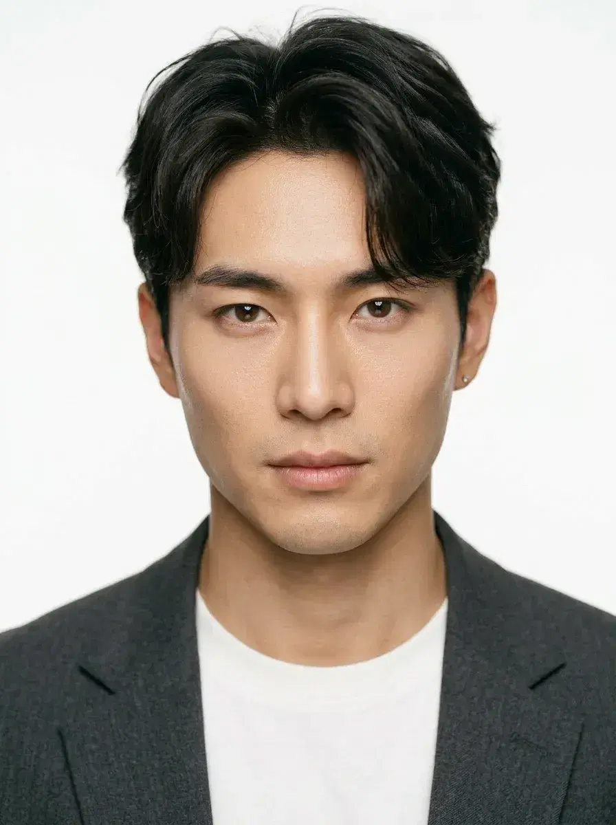 AI AI Startup Founder Portraits — Look Visionary — Clean studio close-up AI founder portrait with white background