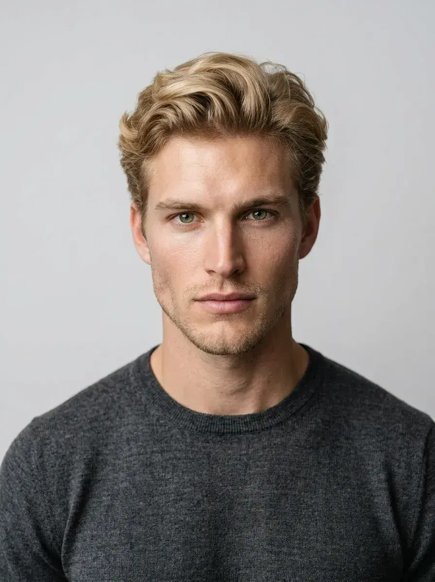 AI AI Startup Headshots — Look Founder-Ready — Clean AI startup headshot on neutral grey background