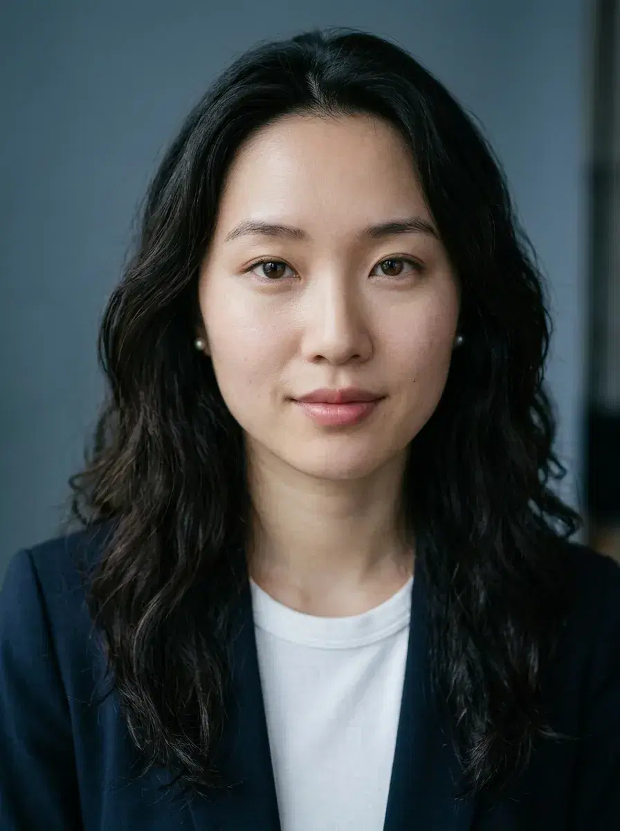 AI influencer portrait of Kate Jordan — consistent identity across all AI-generated looks