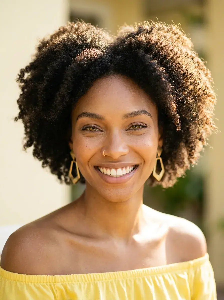 AI influencer portrait of Nancy — studio-quality AI headshot generated from one photo