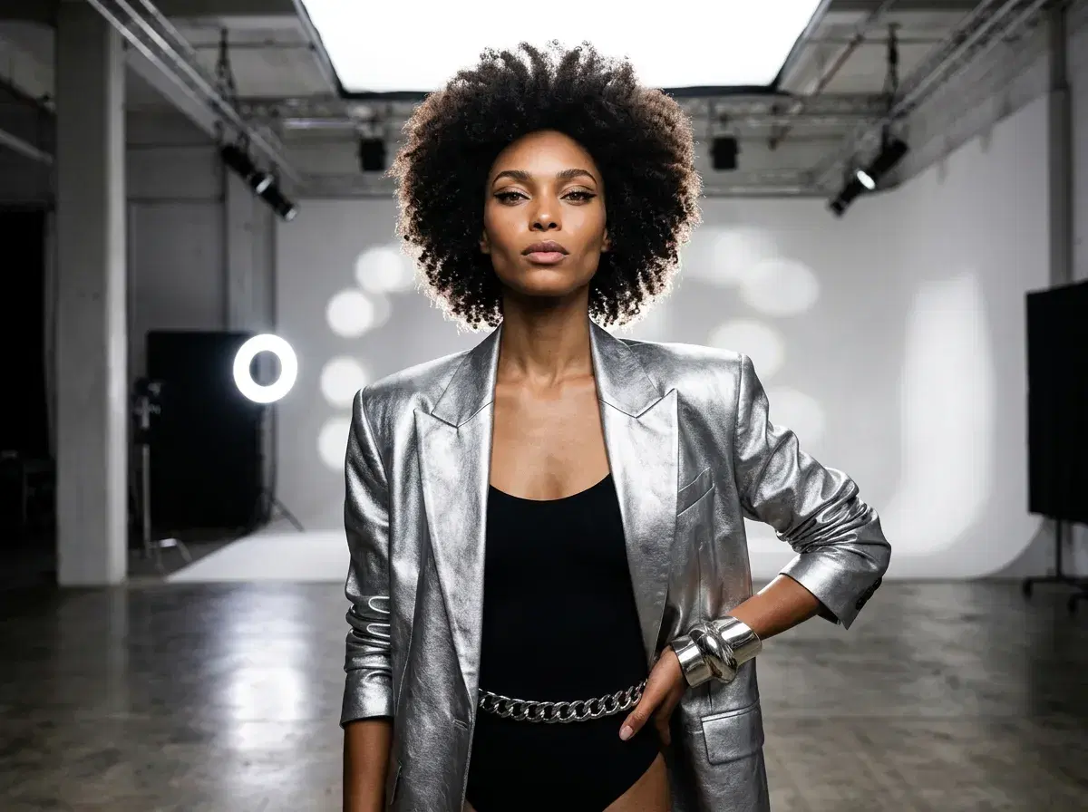 AI portrait in Daring Outfits style pack — bold fashion look generated by Pose AI