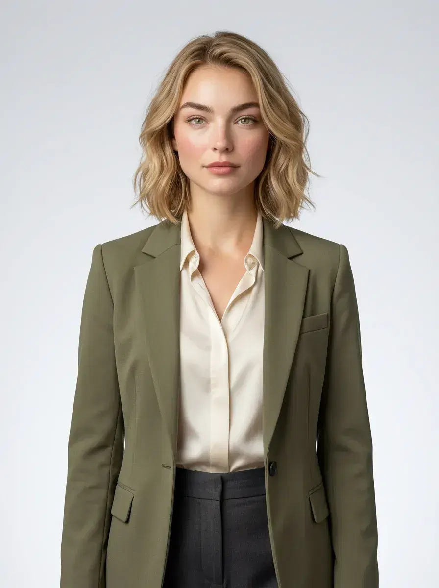 AI Pose Up Photos — Person against studio gradient background — AI generated pose up photo
